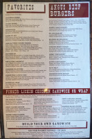 Whiskey Ranch Bar Grill Restaurant menu