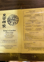 Kings Garden menu