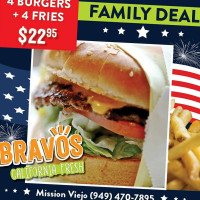 Bravos California Fresh food