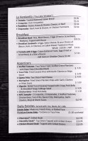 Miami Fusion Cafe menu