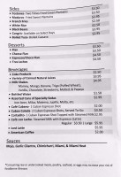 Miami Fusion Cafe menu