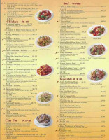 Blue Sky menu