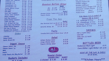 B R Cafe menu