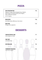 Seven Stars Diamond Lounge menu