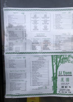 Li Yuen Chinese menu