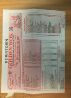 Golden Wok menu