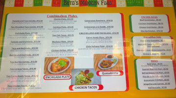 Beto's Tacos food