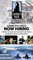 Chimney Rock Grill menu