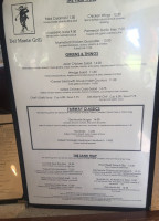 Del Monte Grill menu