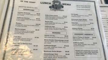 Daddy's City Diner menu