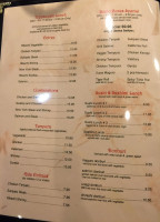 Shirasoni menu