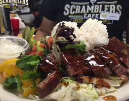 Scramblers Cafe food