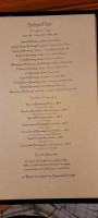 Wildfire menu