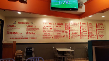 Taco Libre menu