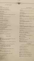 Friendlier 76 Italian Table menu