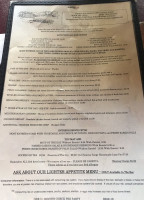 Cap's Place menu