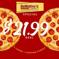 Dematteo's Pizza Riverside menu