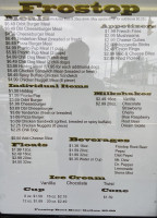 Tell City Frostop menu