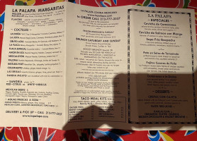 La Palapa menu