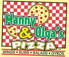 Manny Olga's Pizza food