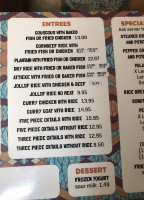 Mama Ti's African Kitchen menu