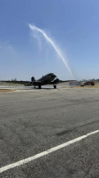 The Riverside Airport Cafe outside