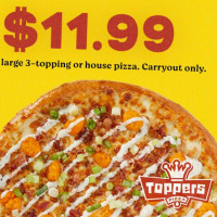 Toppers Pizza food