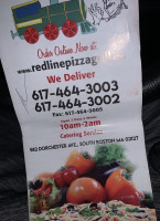 Red Line Pizza food