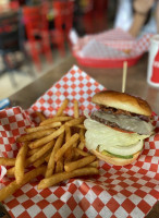 Red Wagon Burger Tacoma food