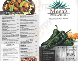 Mesa's Mexican Grill food