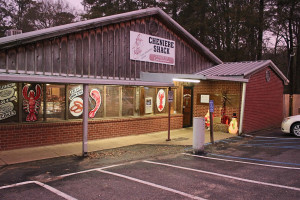 Cheniere Shack inside