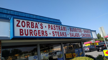 Zorba's Charbroiled Burgers food