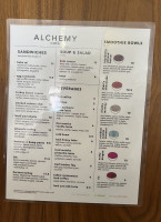 Alchemy Café food