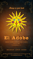 El Adobe Mexican menu