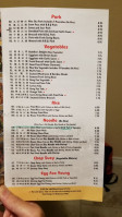 Bamboo Garden menu