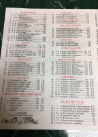 China One menu