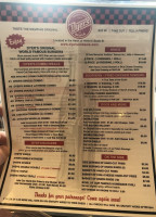 Dyer's Burgers menu