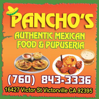 Pancho's Mexican Salvadorean food