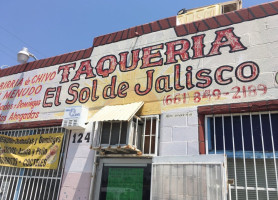 Taqueria El Sol De Jalisco menu