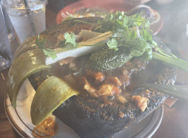 Los Molcajetes food