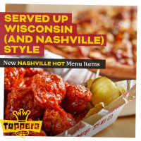 Toppers Pizza food