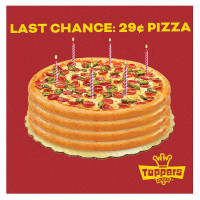 Toppers Pizza food