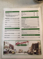 Sammy's Pizza menu