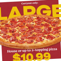 Toppers Pizza food