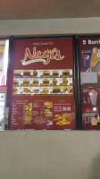 The California Burger menu