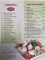 Oasis 5 Cafe menu