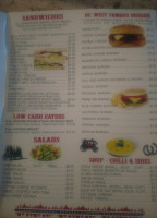 Ol’ West Cafe menu