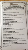 95 Diner menu