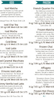 Perks Coffee Shop Cafe menu