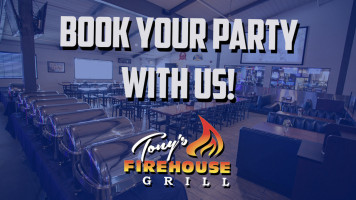 Tony's Firehouse Grill And Pizza food